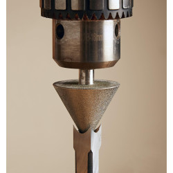 Lee Valley large Conical Diamond Sharpeners for Premium Hollow Mortise Chisels