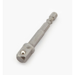 Veritas Socket Adapter, 1/4" Hex Shank, for Dowel and Tenon Cutter Sockets