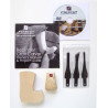 Flexcut Craft Carver för nybörjare, 3 blad