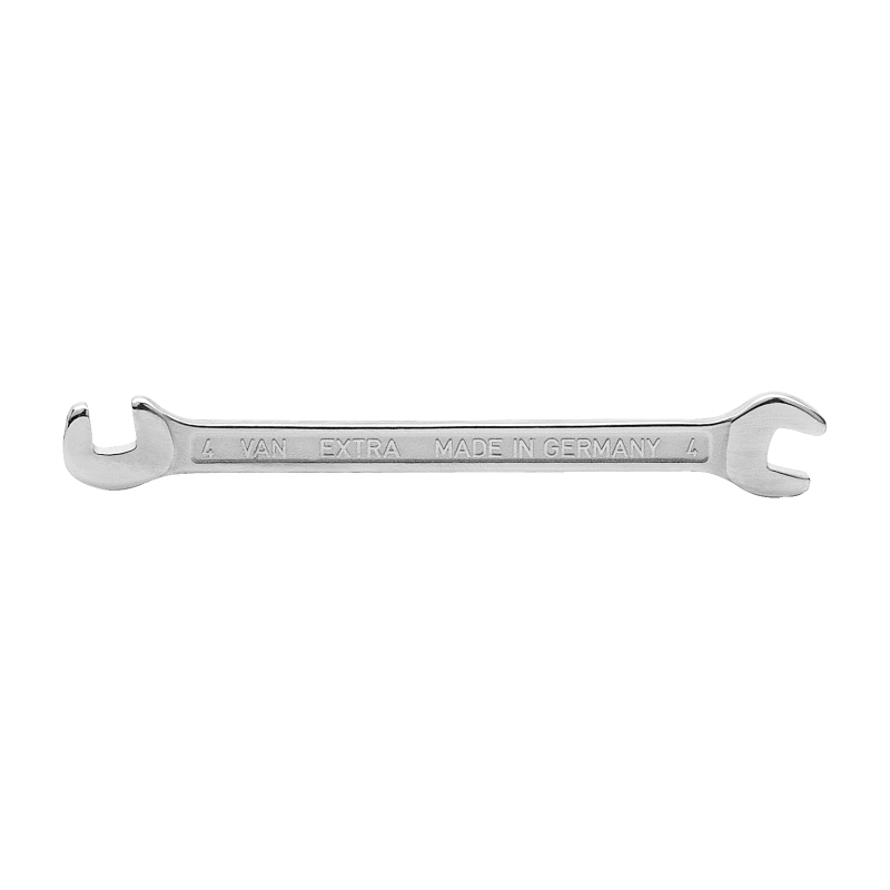 Små förkromade dubbla u-nycklar 4mm