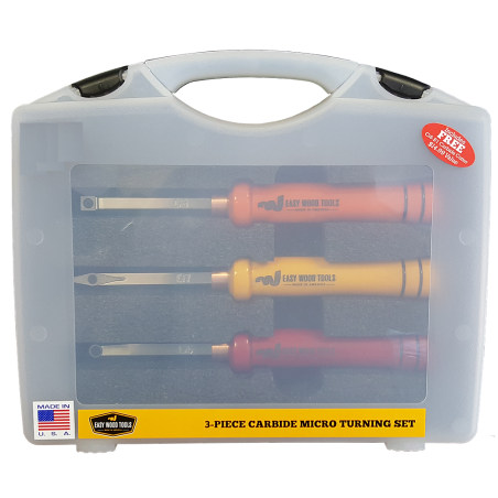 3-delars Carbide Micro Turning Tool Set