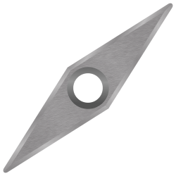 Ci7-NR Negative Rake Carbide Cutter - Diamond