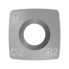 Ci2-R2 / 2" Radius Carbide Cutter