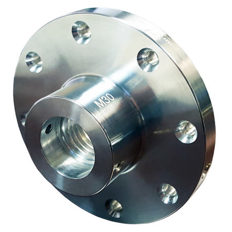 Aluminum Faceplate M30 x 114mm