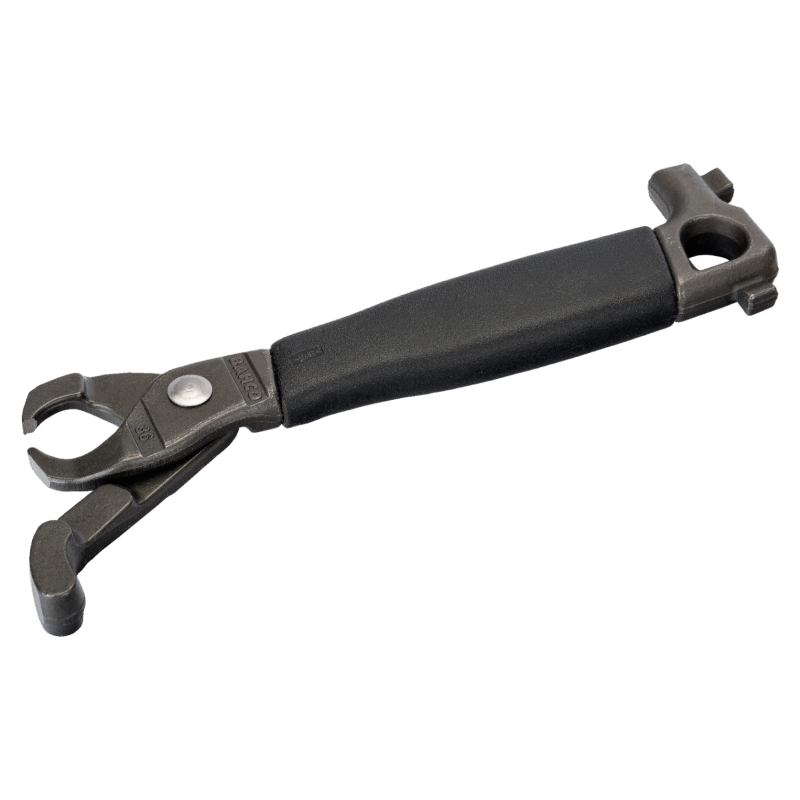 Kompakt spikutdragare med handtag av termoplastisk elastomer