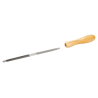 Double-Ended Saw Files with Wooden Handle Second Cut 8"